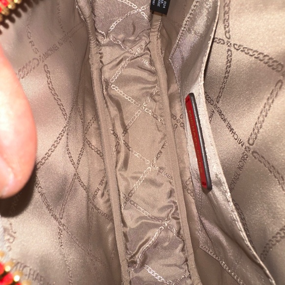 MICHAEL MICHAEL KORS Jet Set Medium Quilted Leather Crossbody Bag, Red - Picture 12 of 13